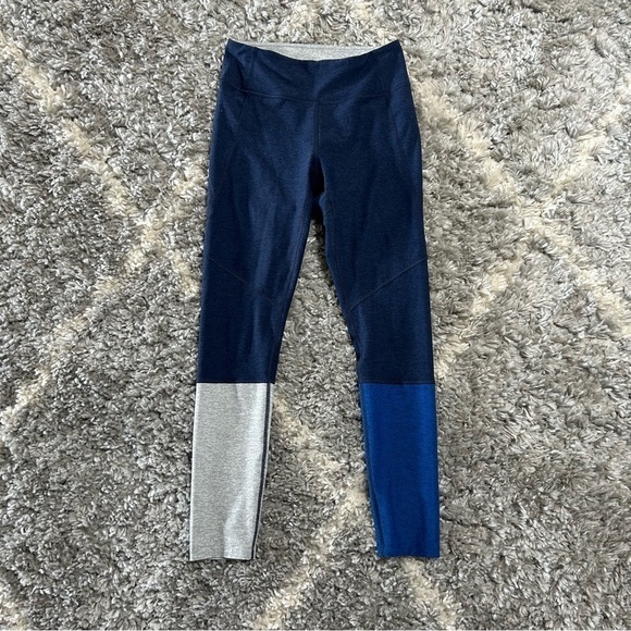 Outdoor Voices Dipped Leggings in Navy/Dove/Deep Sea sz S - Picture 2 of 3